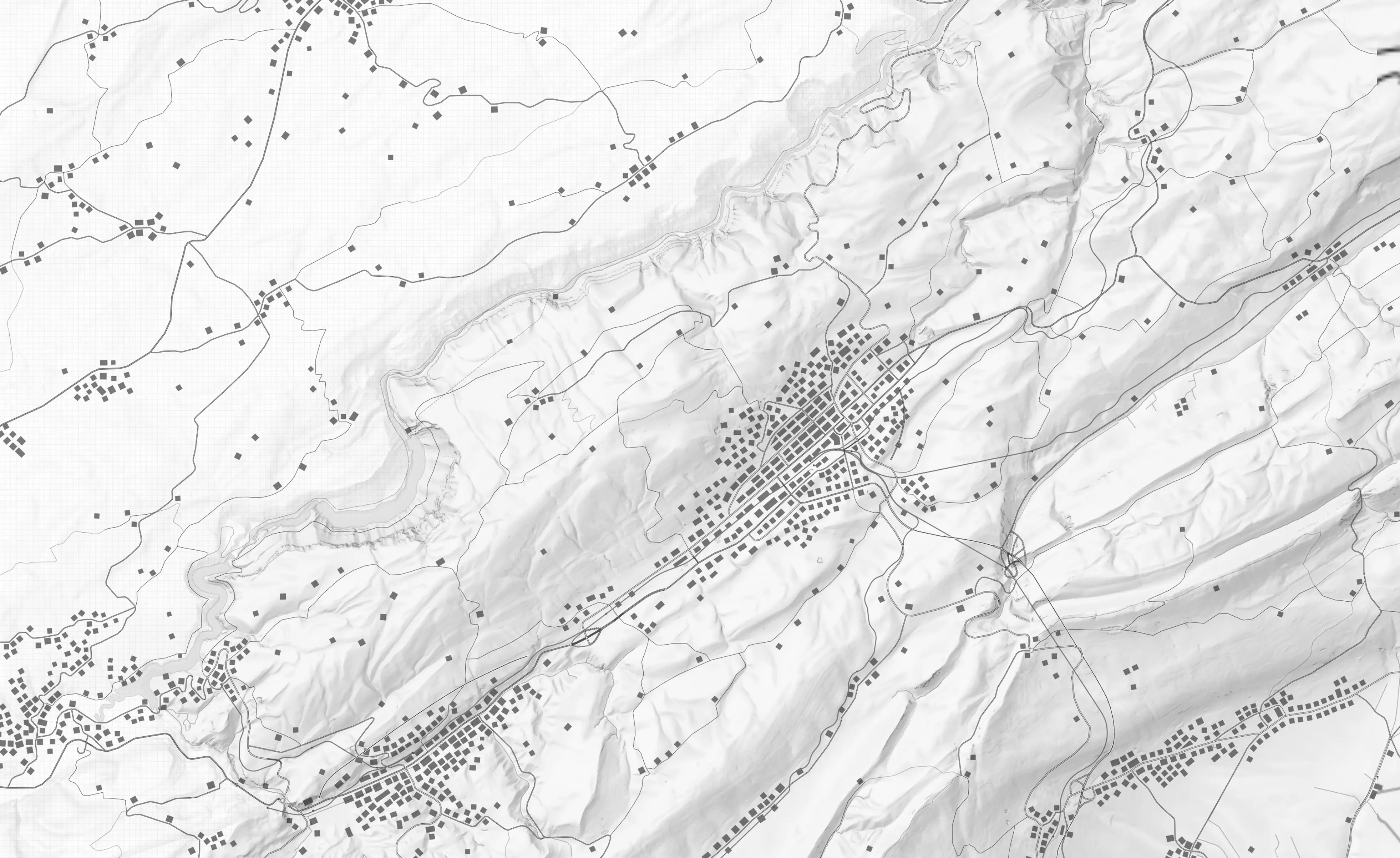 Carte de La Chaux-de-Fonds